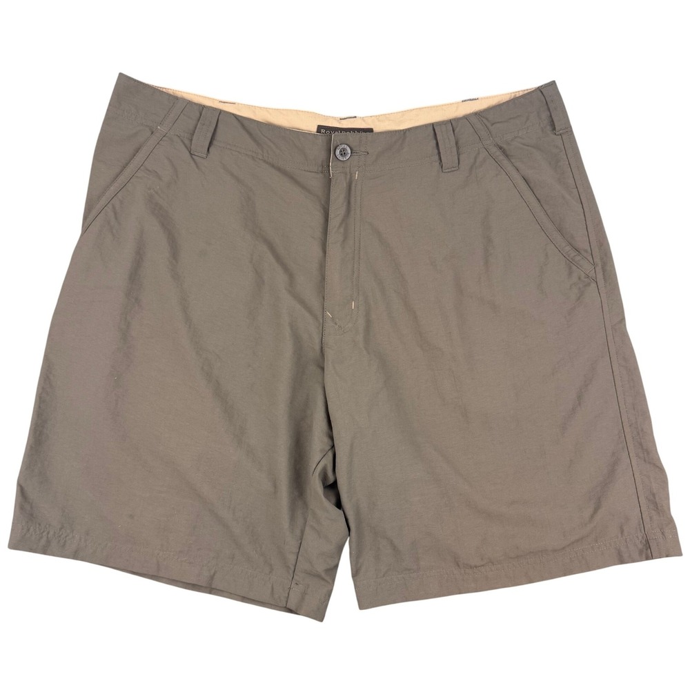 Royal Robbins Shorts Mens 40 *ACTUAL 39x8.5 Olive Green Nylon Hiking Outdoor‎